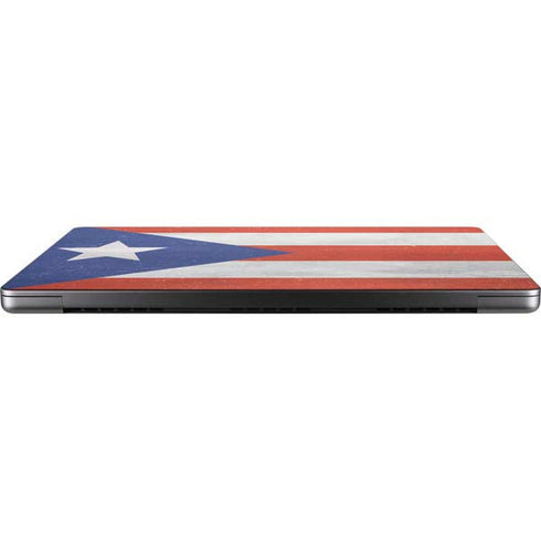 Puerto Rico Flag Distressed MacBook Pro 14in (2021-24) Skin