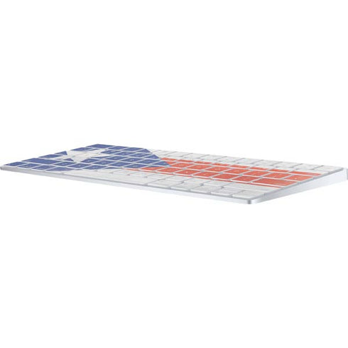 Puerto Rico Flag Distressed Magic Keyboard Skin