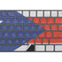 Puerto Rico Flag Distressed Magic Keyboard with Numeric Keypad Skin