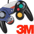 Puerto Rico Flag Distressed Nintendo GameCube Controller Skin