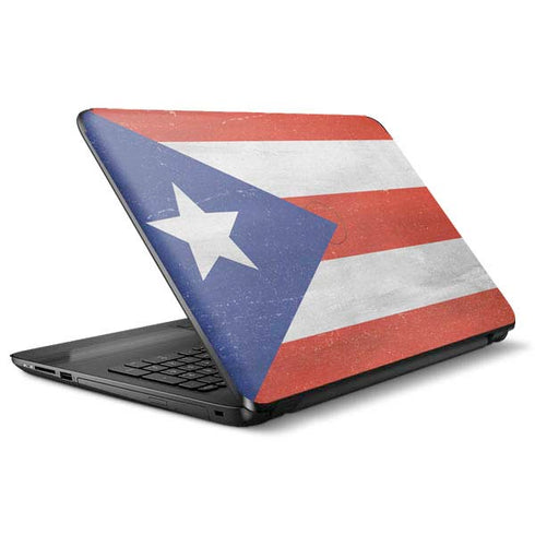 Puerto Rico Flag Distressed HP Notebook Skin