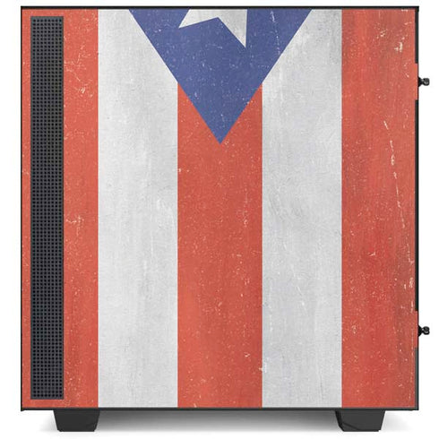 Puerto Rico Flag Distressed NZXT H510 Compact ATX Mid-Tower Case Skin