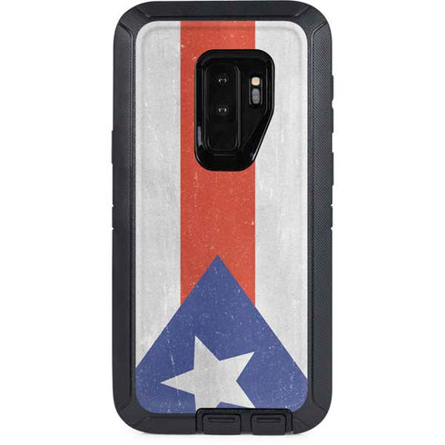 Puerto Rico Flag Distressed Otterbox Defender Galaxy Skin