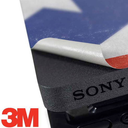 Puerto Rico Flag Distressed PS4 Pro Bundle Skin