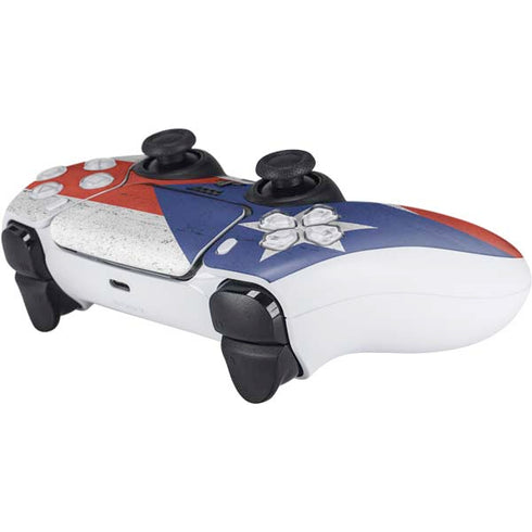 Puerto Rico Flag Distressed PS5 Controller Skin