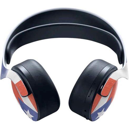 Puerto Rico Flag Distressed PULSE 3D Wireless Headset for PS5 Skin