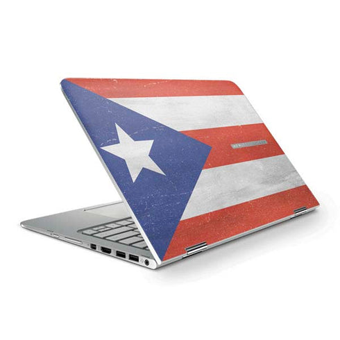 Puerto Rico Flag Distressed HP Spectre Skin