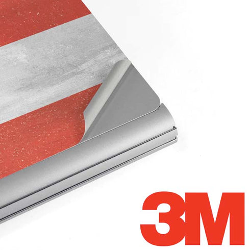 Puerto Rico Flag Distressed Surface Book 2 13.5in Skin