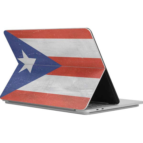 Puerto Rico Flag Distressed Surface Laptop Studio Skin