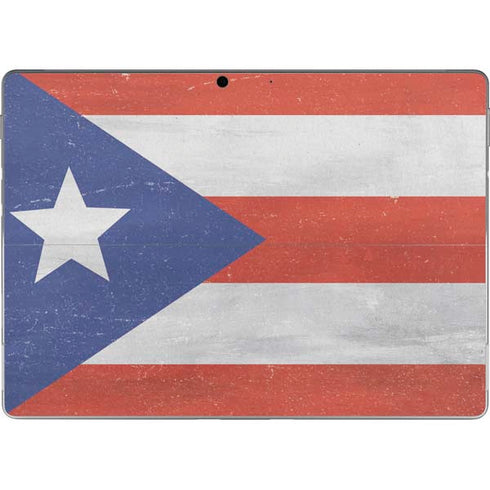 Puerto Rico Flag Distressed Surface Pro 9 Skin