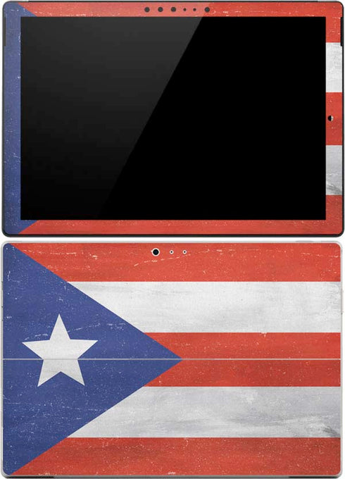 Puerto Rico Flag Distressed Surface Pro (2017) Skin