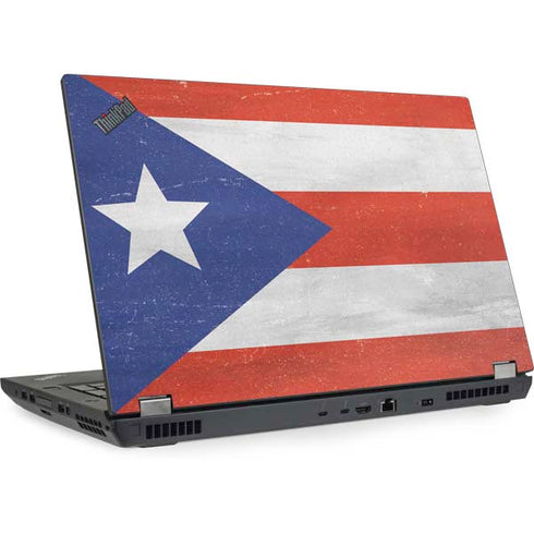 Puerto Rico Flag Distressed Lenovo ThinkPad Skin