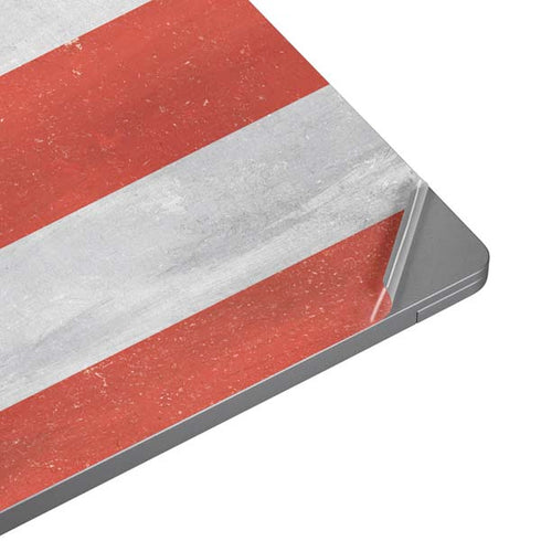 Puerto Rico Flag Distressed Universal Laptop 16in (13 x 9.4in) Skin