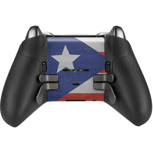 Puerto Rico Flag Distressed Xbox Elite Wireless Controller Series 2 Skin