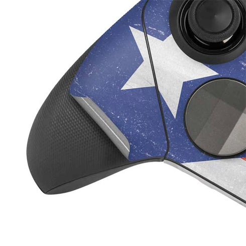 Puerto Rico Flag Distressed Xbox Elite Wireless Controller Series 2 Skin