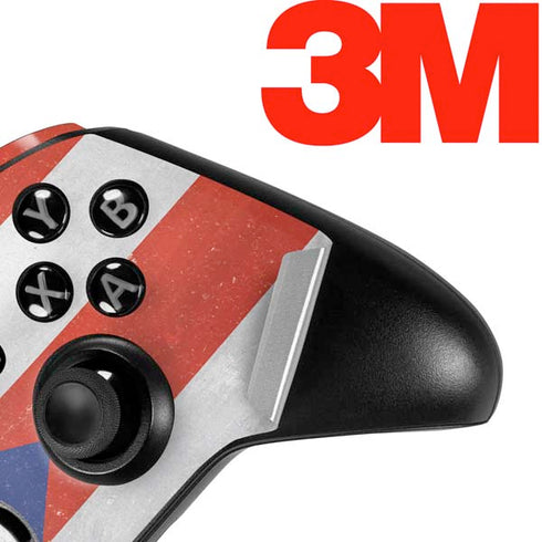 Puerto Rico Flag Distressed Xbox One Elite Controller Skin