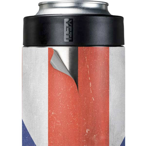Puerto Rico Flag Distressed Yeti Colster Can Insulator Skin