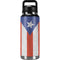 Puerto Rico Flag Distressed YETI Rambler 36oz Bottle Skin