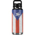 Puerto Rico Flag Distressed YETI Rambler 36oz Bottle Skin