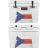 Puerto Rico Flag Distressed YETI Tundra 35 Hard Cooler Skin