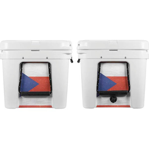 Puerto Rico Flag Distressed YETI Tundra 65 Hard Cooler Skin