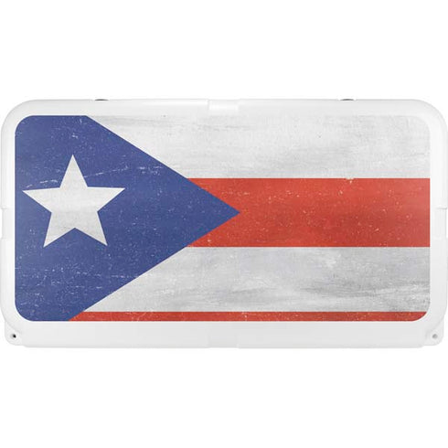 Puerto Rico Flag Distressed YETI Tundra 75 Hard Cooler Skin