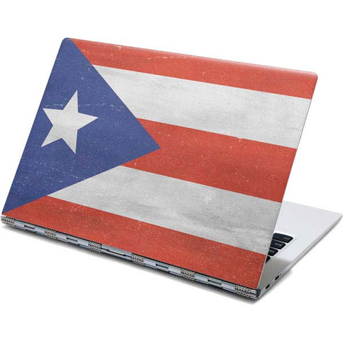 Puerto Rico Flag Distressed Yoga 910 2-in-1 14in Touch-Screen Skin