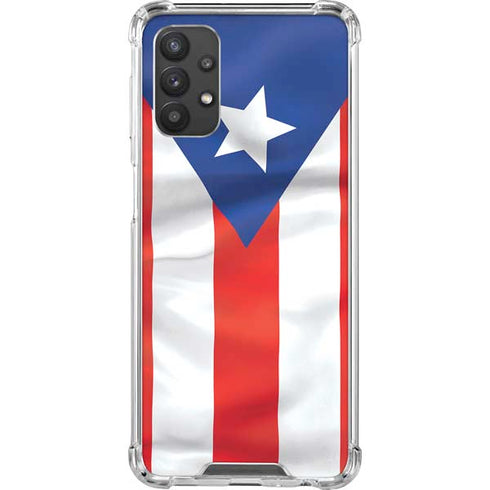 Puerto Rico Flag Galaxy A32 5G Clear Case