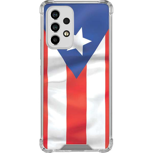 Puerto Rico Flag Galaxy A33 5G Clear Case