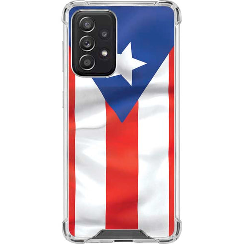 Puerto Rico Flag Galaxy A52 5G Clear Case