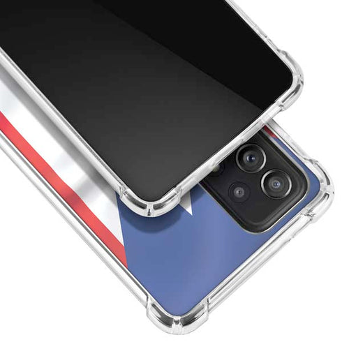 Puerto Rico Flag Galaxy A52 5G Clear Case