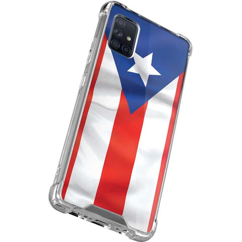 Puerto Rico Flag Galaxy A71 5G Clear Case