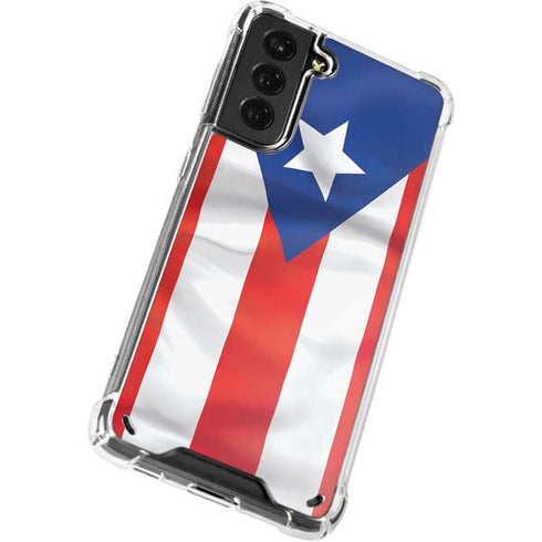 Puerto Rico Flag Galaxy S21 5G Clear Case