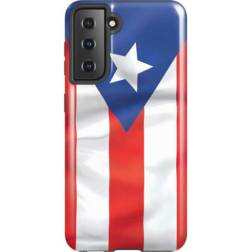 Puerto Rico Flag Galaxy S21 5G Pro Case
