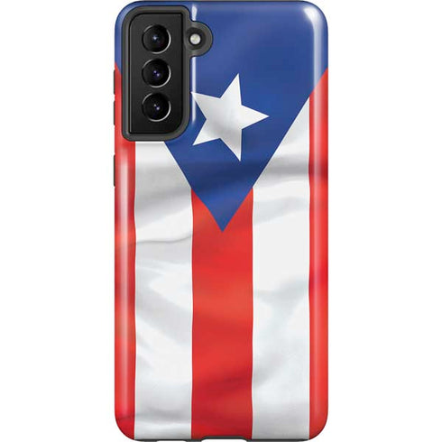 Puerto Rico Flag Galaxy S21 FE Pro Case