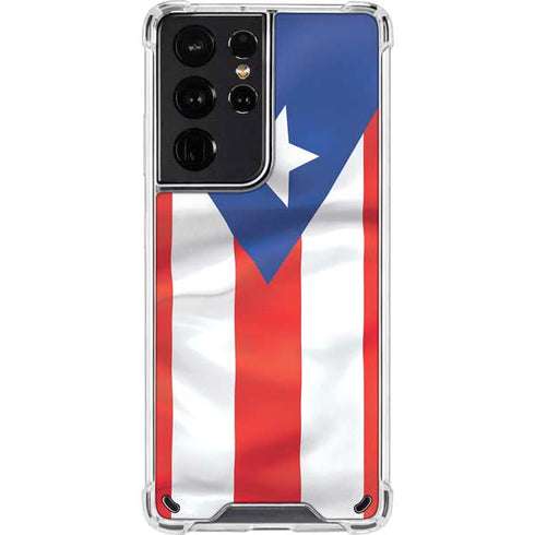 Puerto Rico Flag Galaxy S21 Ultra 5G Clear Case