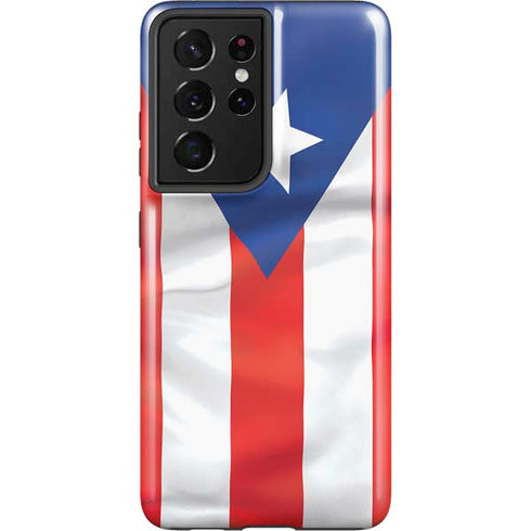 Puerto Rico Flag Galaxy S21 Ultra 5G Pro Case