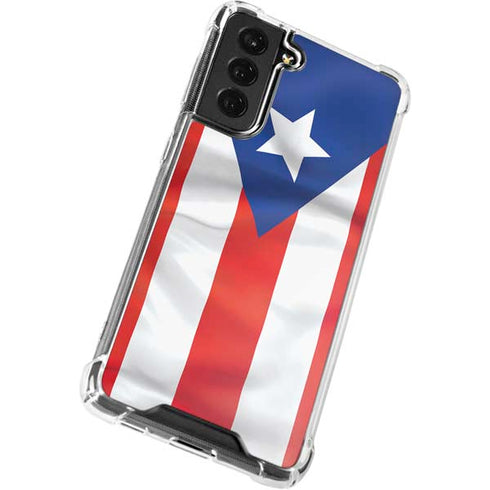 Puerto Rico Flag Galaxy S22 Clear Case