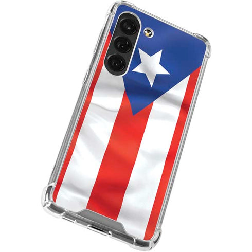 Puerto Rico Flag Galaxy S23 Clear Case