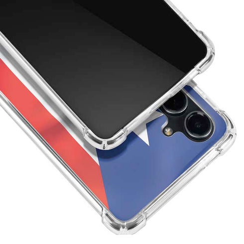 Puerto Rico Flag Galaxy S23 FE Clear Case