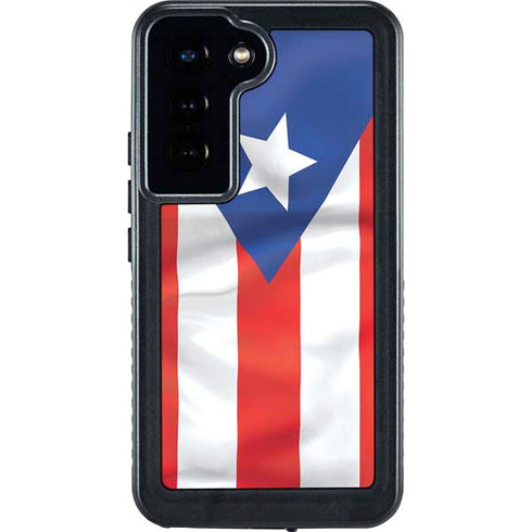 Puerto Rico Flag Galaxy S23 Waterproof Case