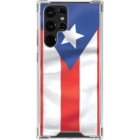 Puerto Rico Flag Galaxy S24 Ultra Clear Case
