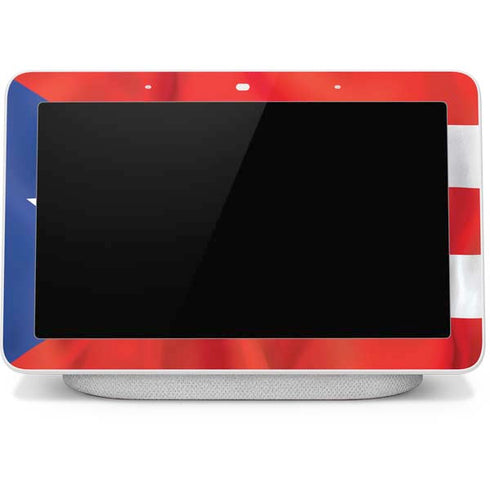 Puerto Rico Flag Google Home Hub Skin