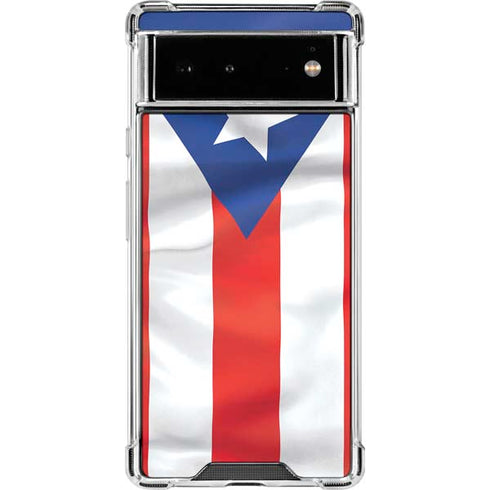 Puerto Rico Flag Google Pixel 6 Clear Case