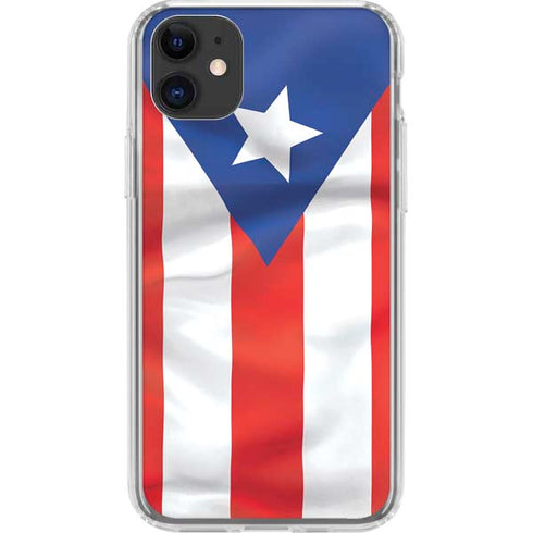 Puerto Rico Flag iPhone 11 Clear Case