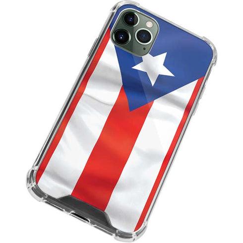Puerto Rico Flag iPhone 11 Pro Max Clear Case