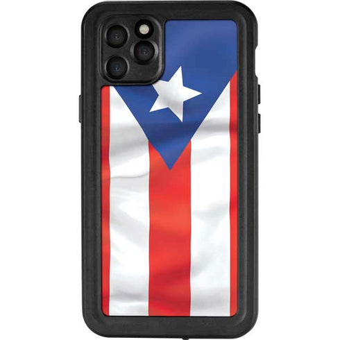 Puerto Rico Flag iPhone 11 Pro Max Waterproof Case