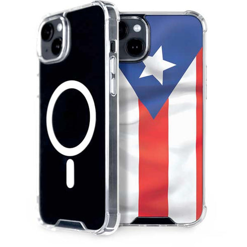 Puerto Rico Flag iPhone 15 Plus MagSafe Case