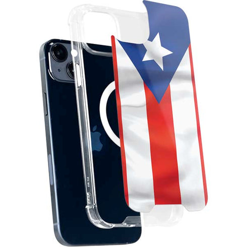 Puerto Rico Flag iPhone 15 Plus MagSafe Case