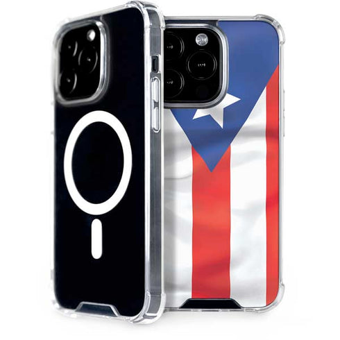Puerto Rico Flag iPhone 15 Pro MagSafe Case